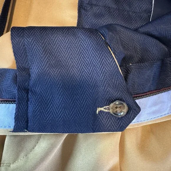 NWT Roundtree & Yorke Pants Travel Smart Mens Tall 38x36 Dress Tan Pleated - Picture 11 of 12